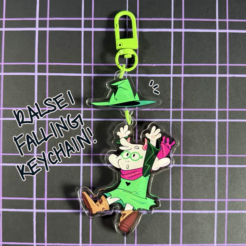 Ralsei Falling Keychain by ninanana - ACGGOODS