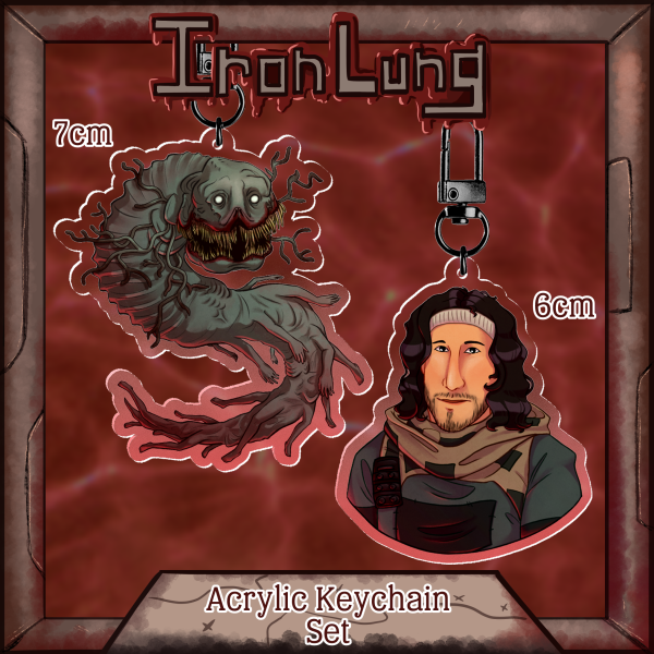 Simon and Elli Keychain Set (Iron Lung)