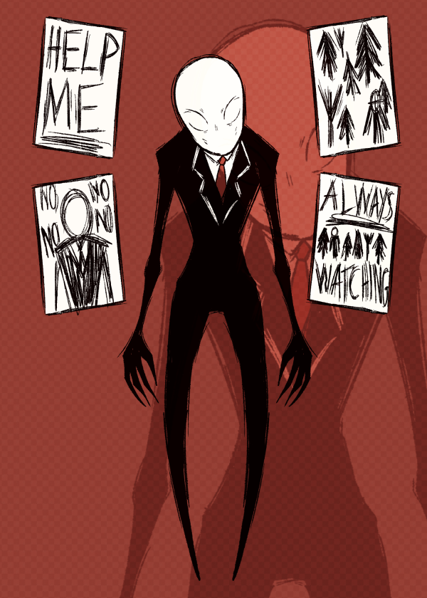 Slenderman Connection Keychain