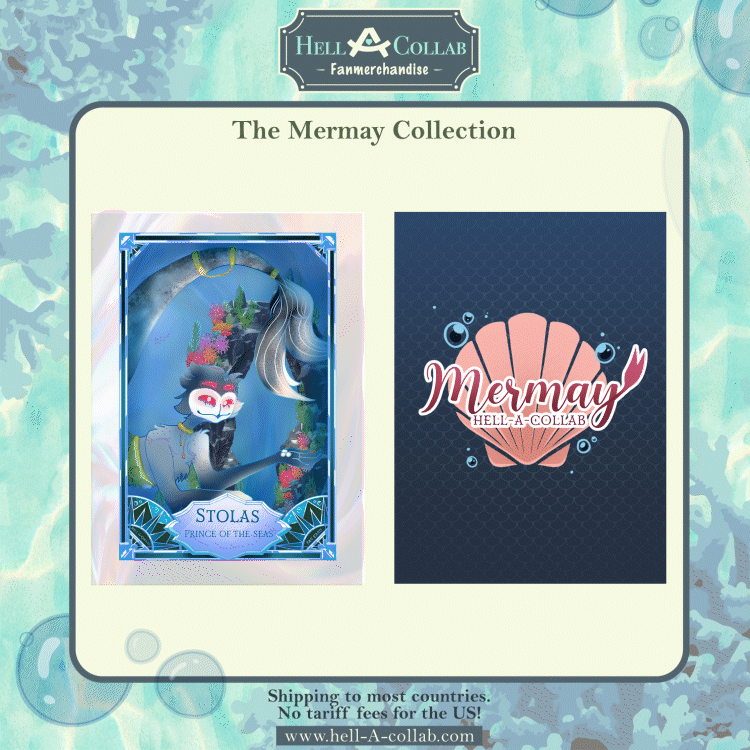 Stolas | Trading Card | HellaCollab Mermay Collection