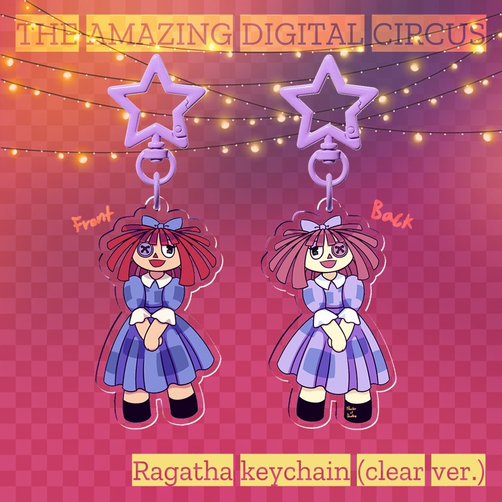 Ragatha (Clear ver.) Acrylic Keychain
