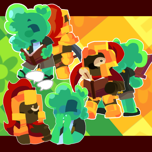 Slimeknight sticker duo pack