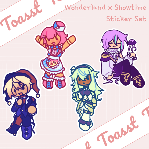 Wonderlands x Showtime Sticker Set