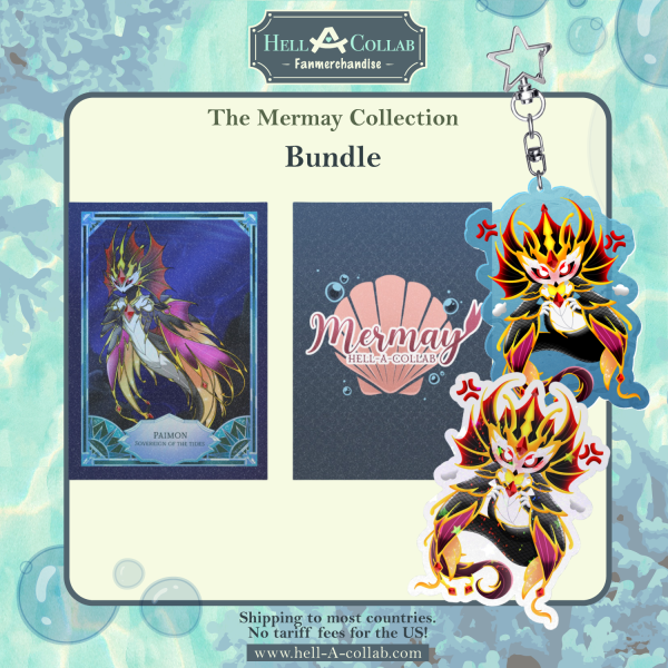 Paimon Mermay Bundle Set || Hellacollab Mermay Collection