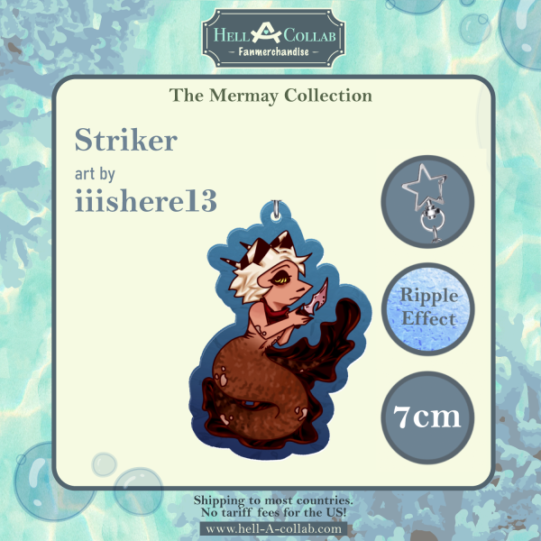 Striker | Ripple Acrylic Keychain | HellACollab MerMay Collection