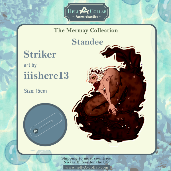 Striker | Acrylic Standee | HellACollab MerMay Collection