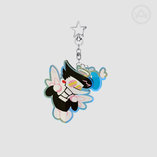 Spamton Angel | Acrylic 2-Piece Keychains