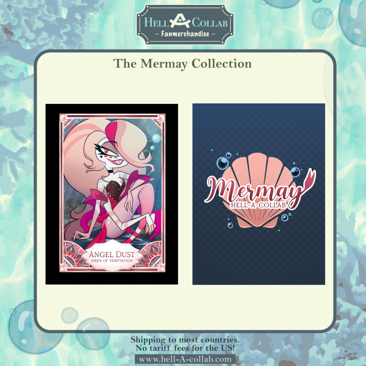 Angel Dust - Holographic Photocard - Hellacollab Mermay Collection