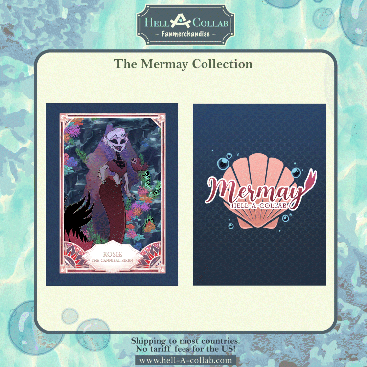 [HH] Rosie Trading Card • Hellacollab Mermay Collection