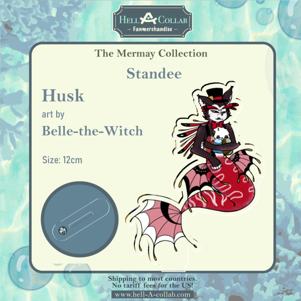 Husker - Acrylic standee -Hellacollab Mermay Collection