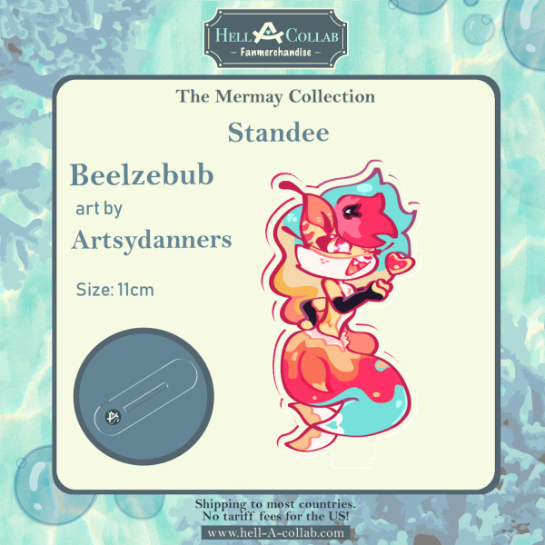 Beezlebub Acrylic Standee Hellacollab Mermay collection