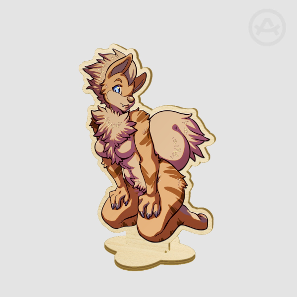 Growlithe Wood Standees