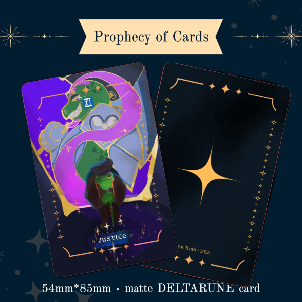 Justice : GERSON ▪︎☆°• Prophecy of cards