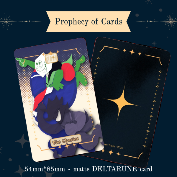 The chariot: battat, shadowguy, zapper ▪︎☆°• Prophecy of cards