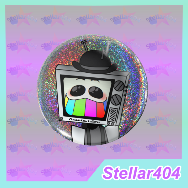 Mr. Puzzles Holo Dot Holographic Badges
