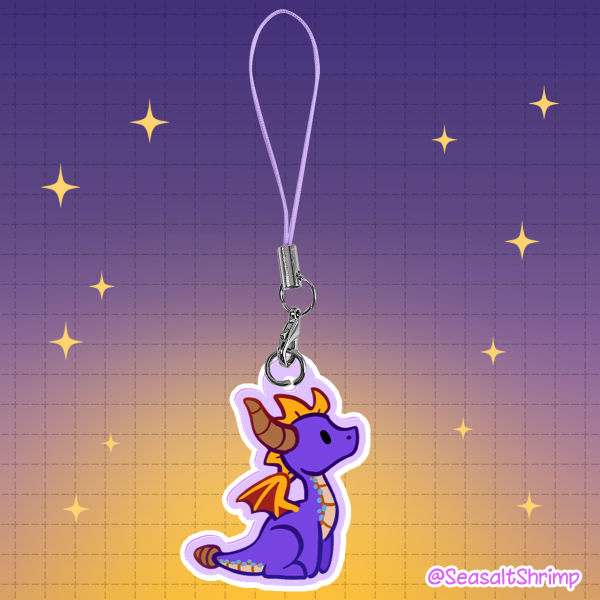 Spyro - Phone charm