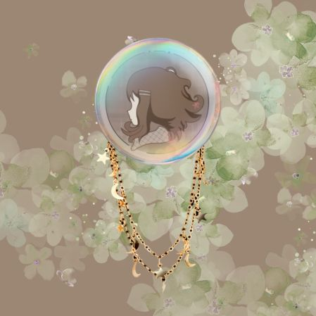 Jiyume Round Badge With Chains