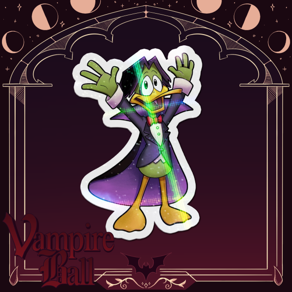 Count Duckula the 17th Sticker