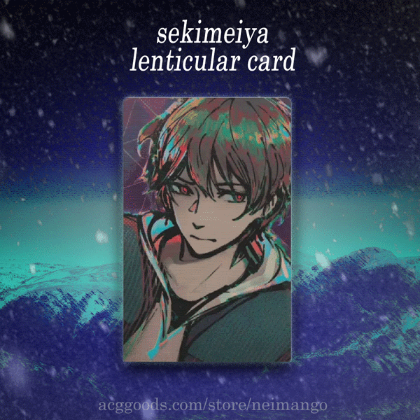 Sekimeiya: @ / Ψ Lenticular Card
