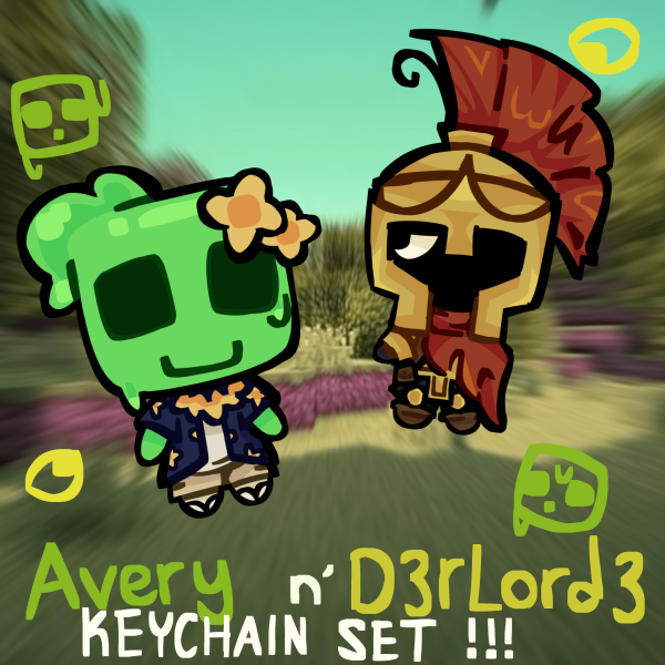 Avery & D3rlord3 Keychain Set SFAWTDE