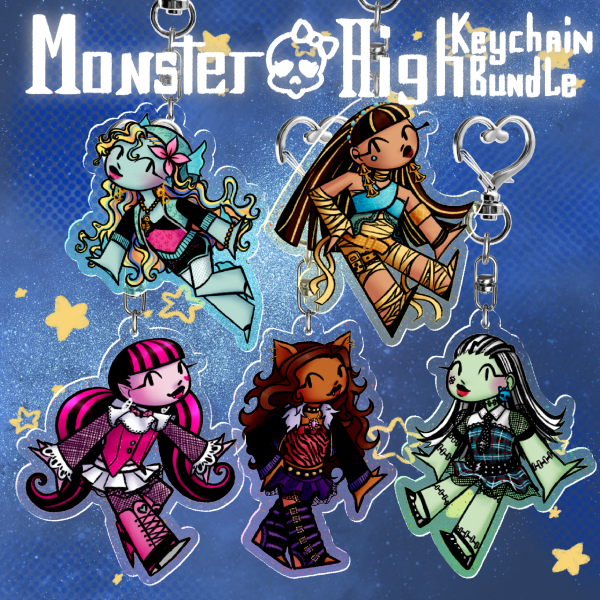 Monster High Keychain Main 5 Set