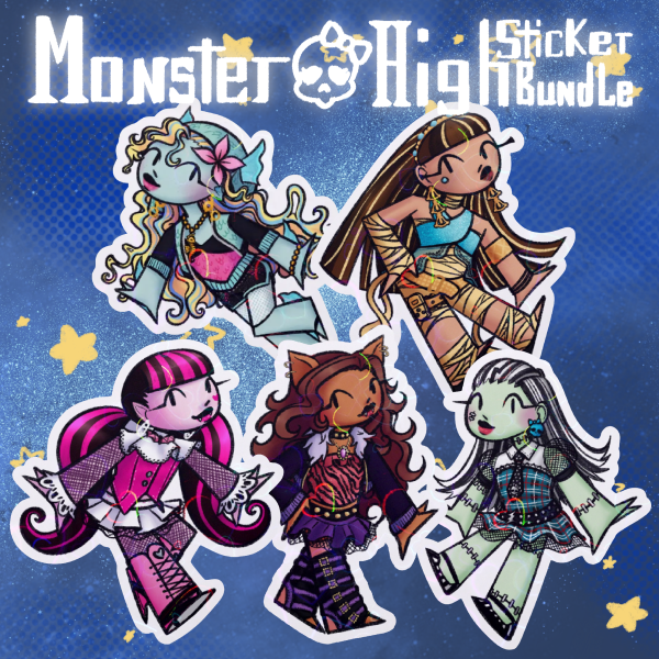 Monster High Sticker Main 5 Set