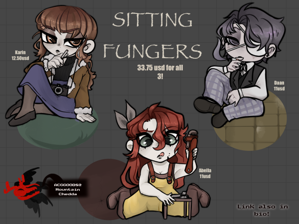 Sitting Fungers