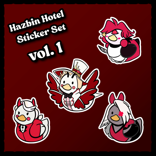 Hazbin Hotel Rubber Duckies vol. 1