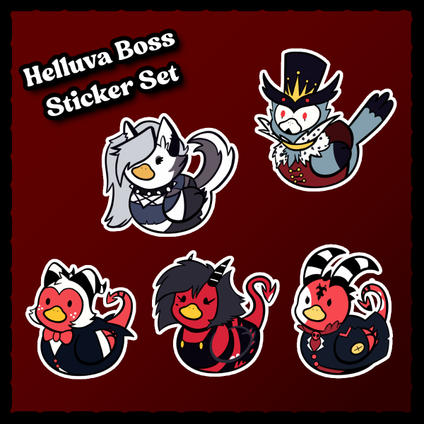 Helluva Boss Rubber Duckies
