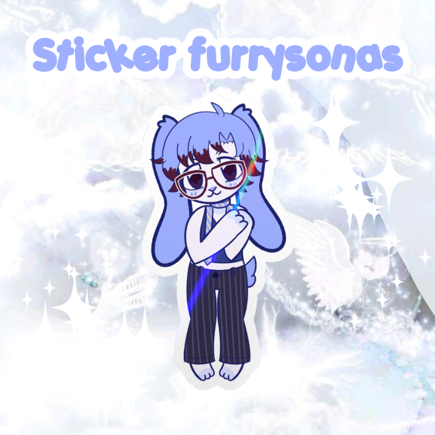 💙 Sticker conejo furrysona
