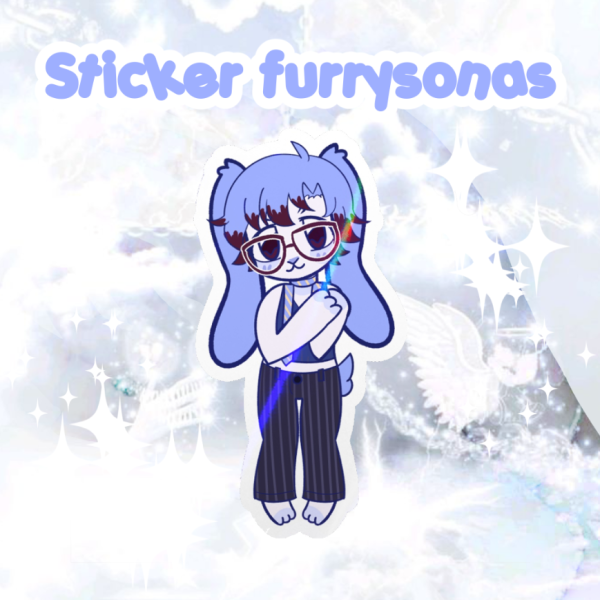 💙 Sticker conejo furrysona