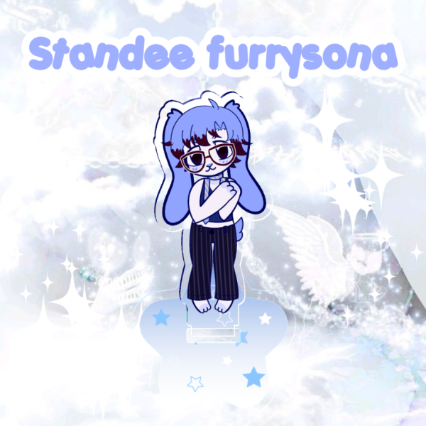 💙 Conejo furrysona | Standee Acrílico
