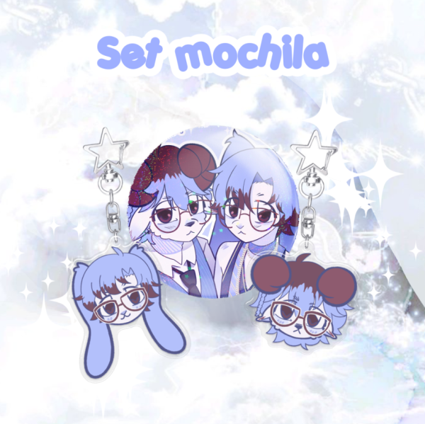 💙 ¡Set mochila!