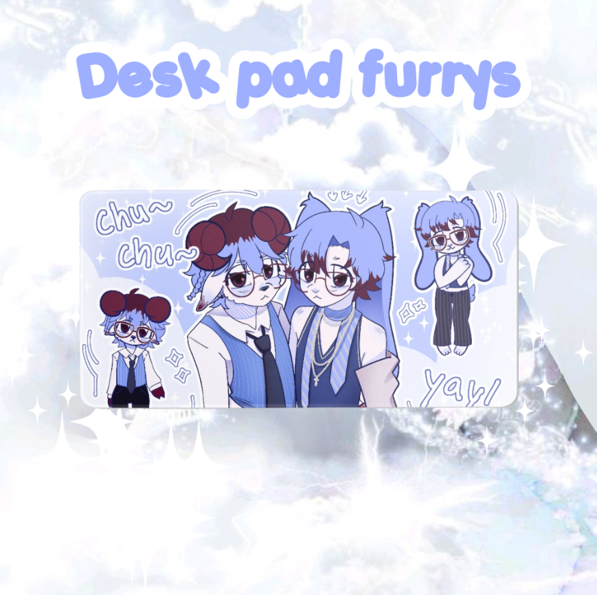 💙 ¡Furrys infectaron tu compu! | Desk Mousepad