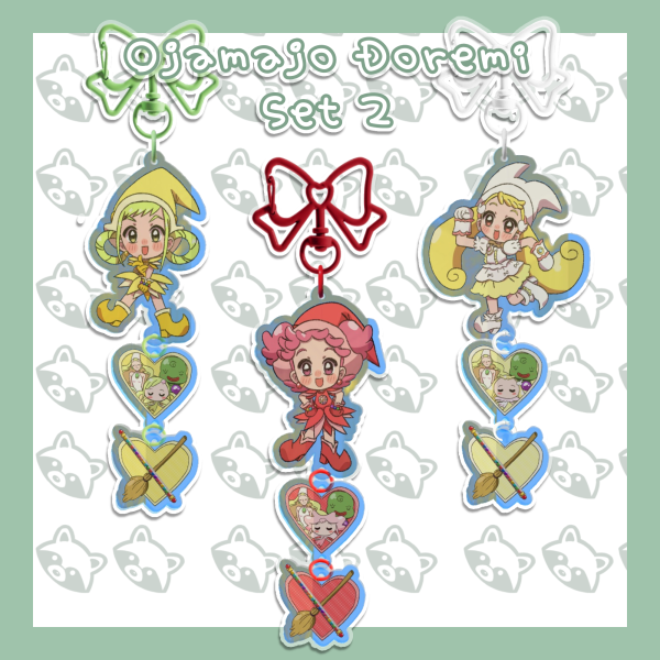 Ojamajo Doremi Keychains - Set 2