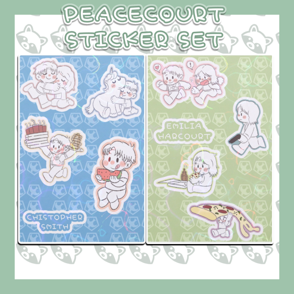 Peacecourt Sticker Set