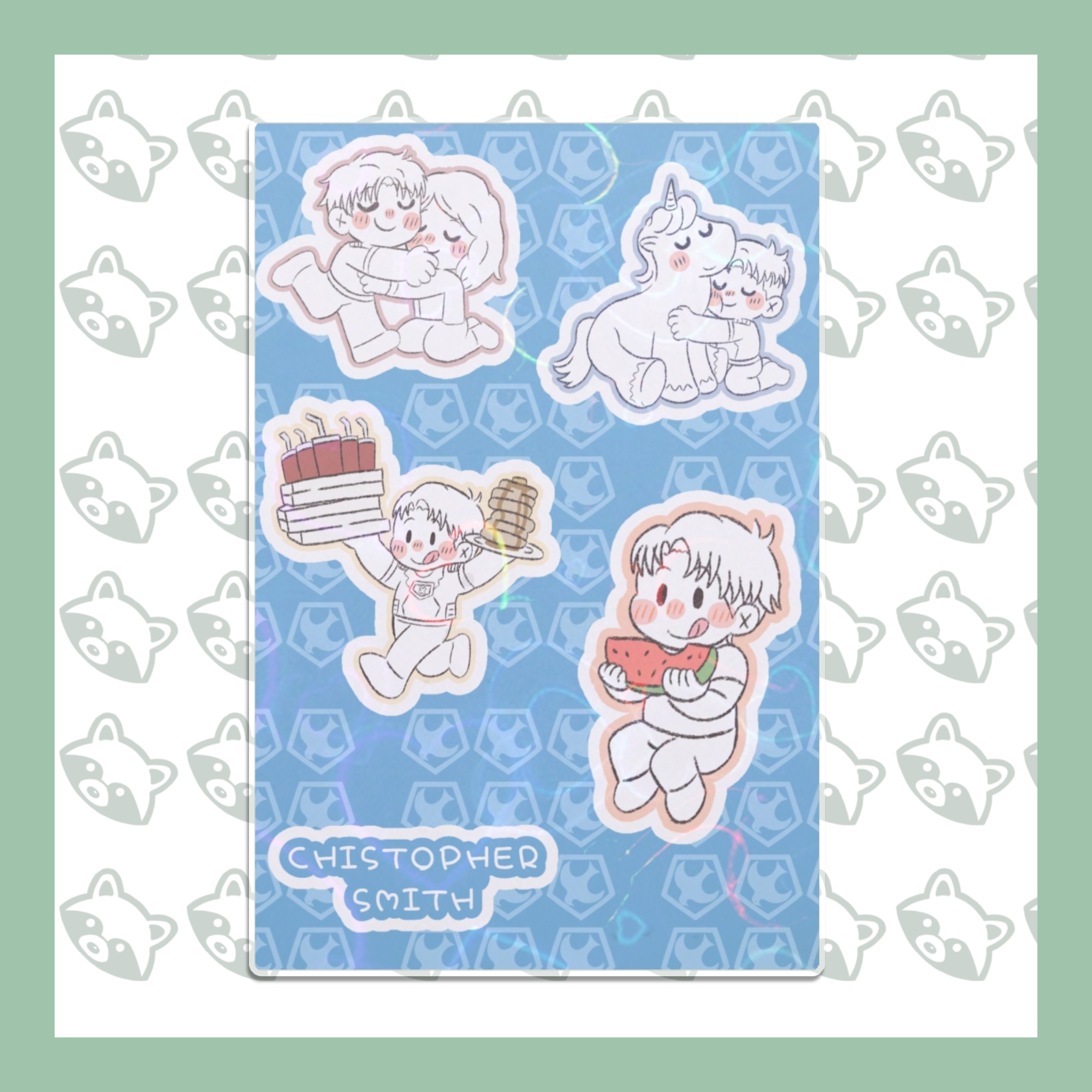 Christopher Smith Stickers Sheet