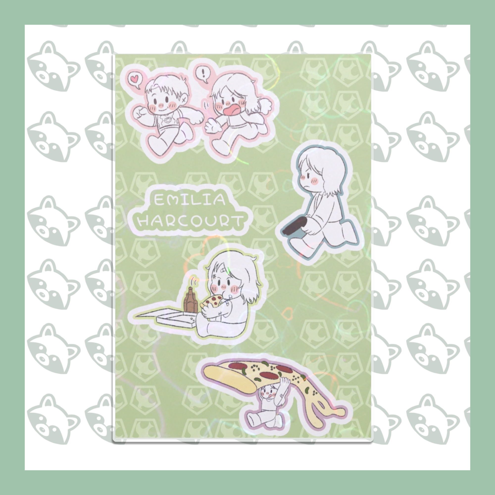 Emilia Harcourt Stickers Sheet
