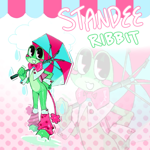 Ribbit Acrylic Standee
