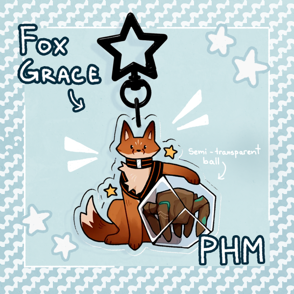 PHM - Fox Grace Acrylic Keychain