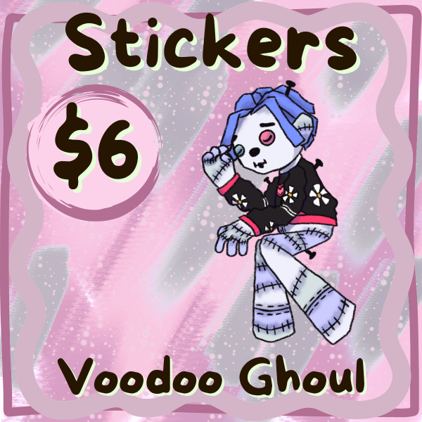 Voodoo Ghoul Sticker - Ghoul Collab