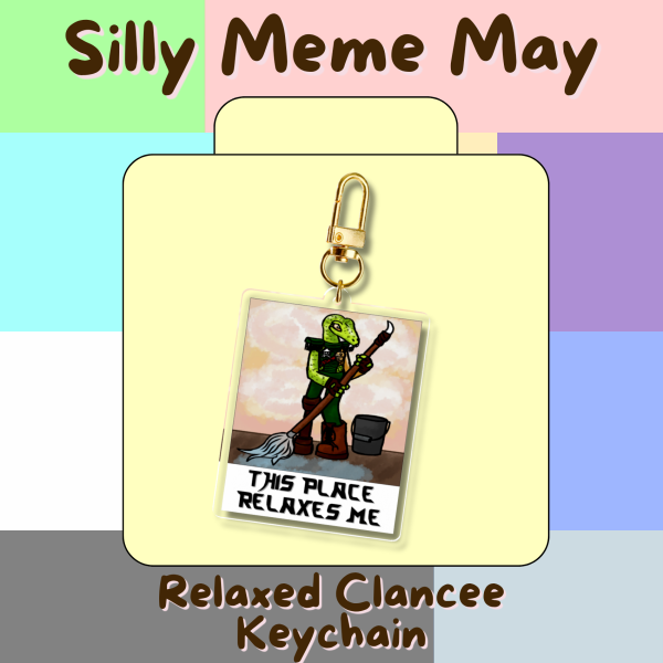 (SILLY MEME MAY) Lego Ninjago Relaxing Clancee - Keychain