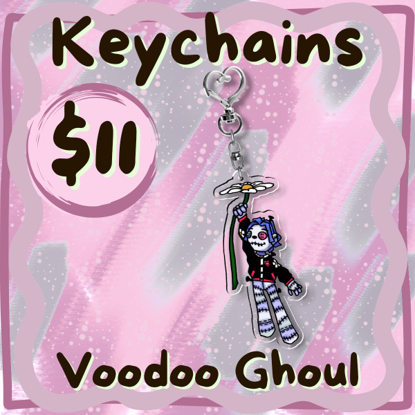 Voodoo Ghoul Keychain - Ghoul Collab