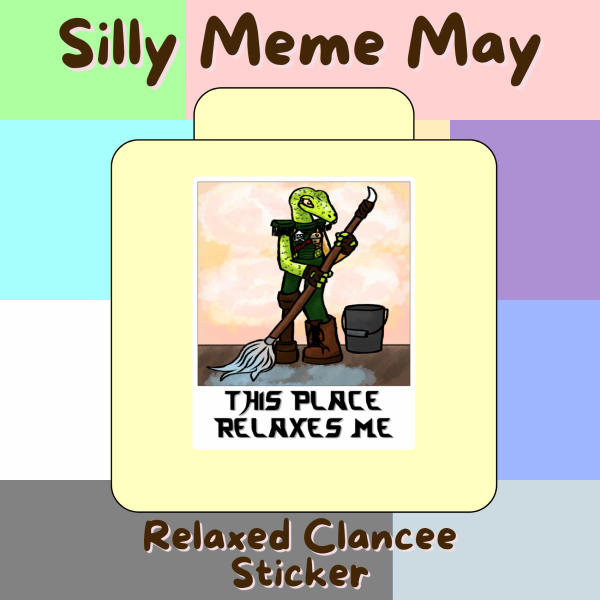 (SILLY MEME MAY) Lego Ninjago Relaxing Clancee - Sticker