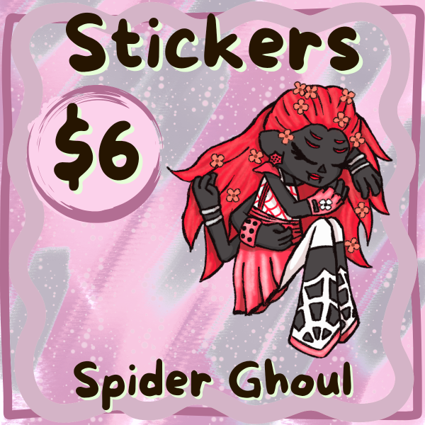 Spider Ghoul Sticker - Ghoul Collab