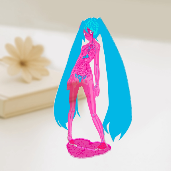 Gore Miku Clear Acrylic Standees