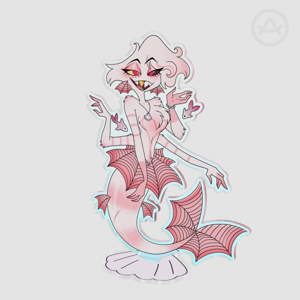 Mermaid Angel Dust Acrylic Standee