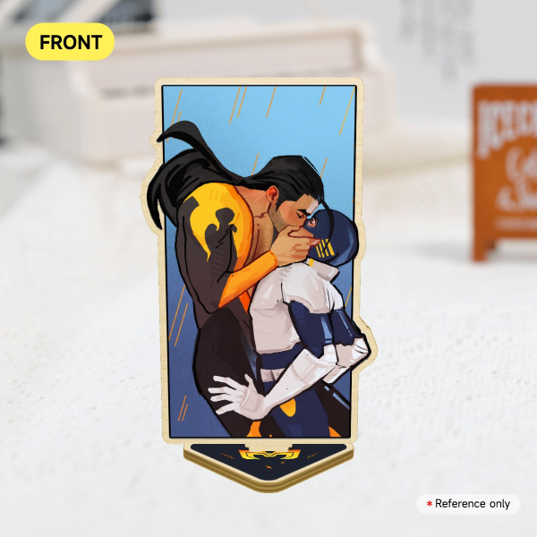 Flambae x Mecha Man Wood Standee