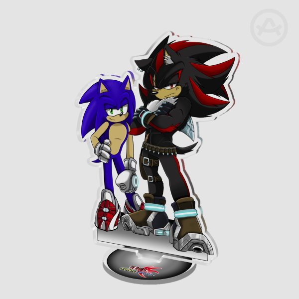 Terios/shadow and Sonic Clear Acrylic Standees