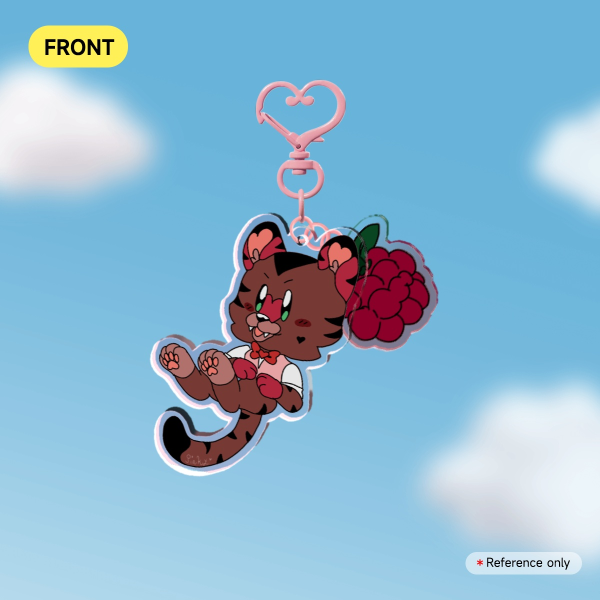Romeo & Raspberry 2-Piece Keychain